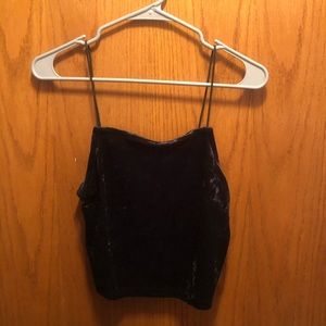 crushed velvet cami